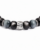 Quiet Guard — Silver Sheen Obsidian — Material and construction