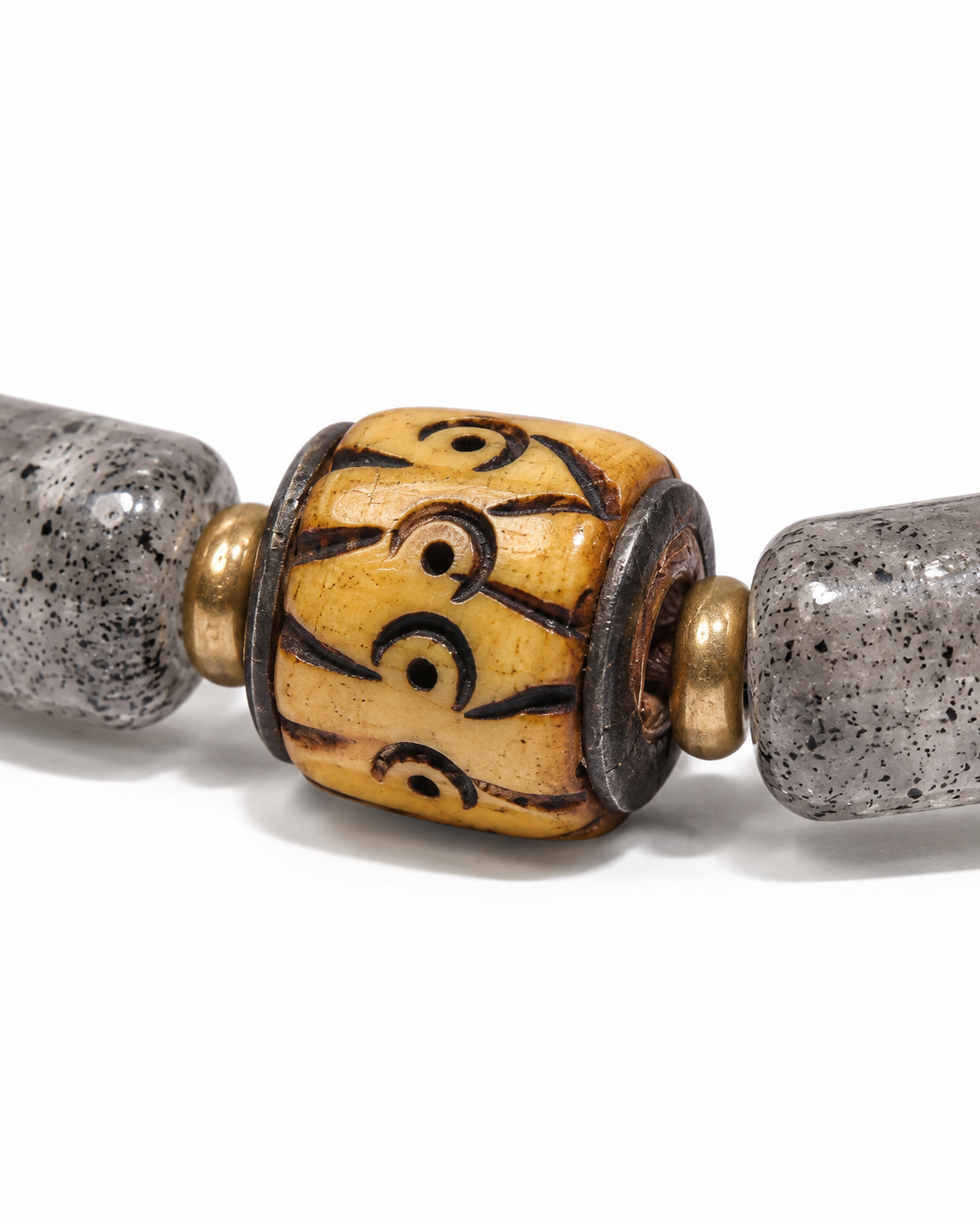 Still Trace — B · Patterned Carving — Material and construction