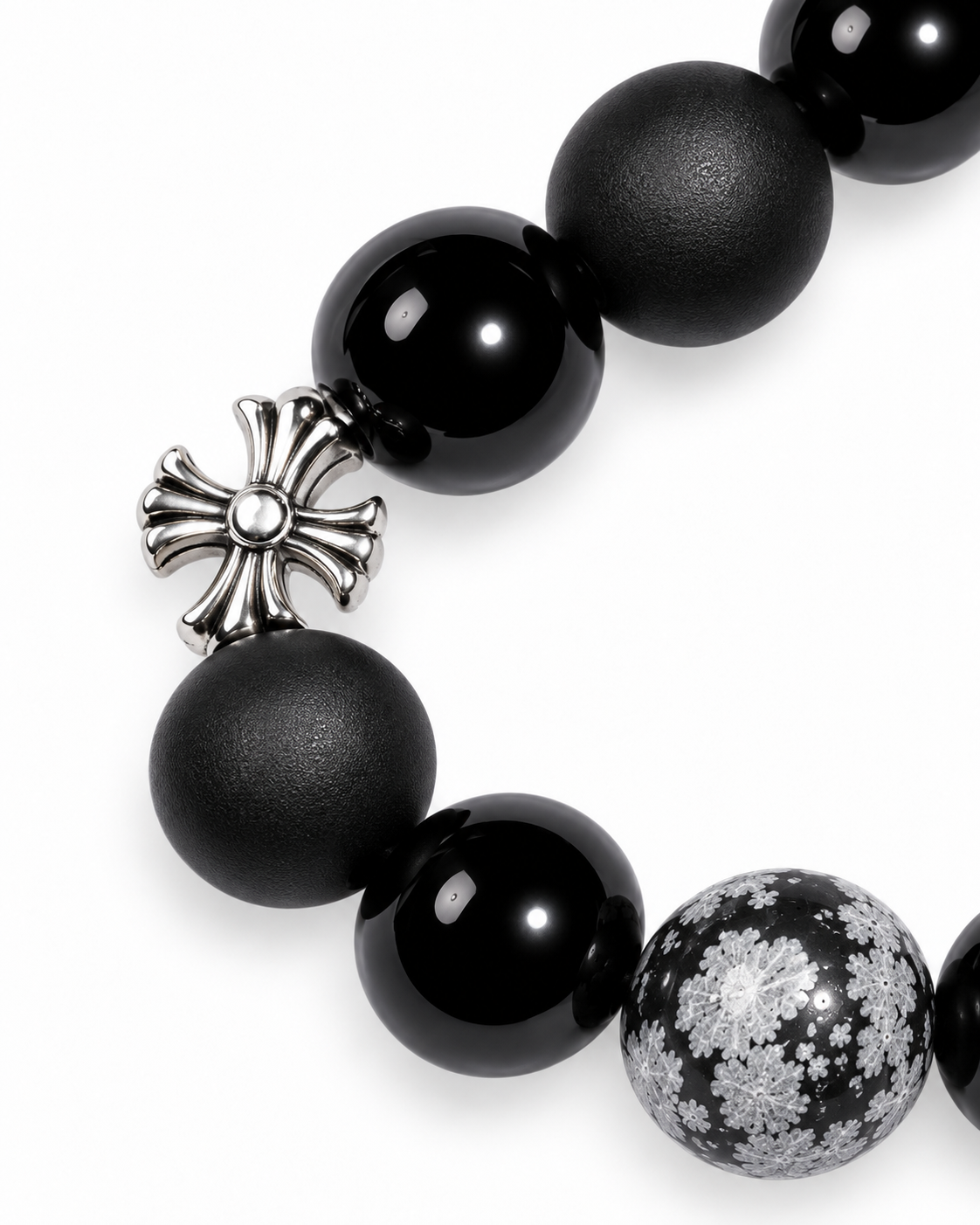 Quiet Resolve — Snowflake Stone — Material and construction