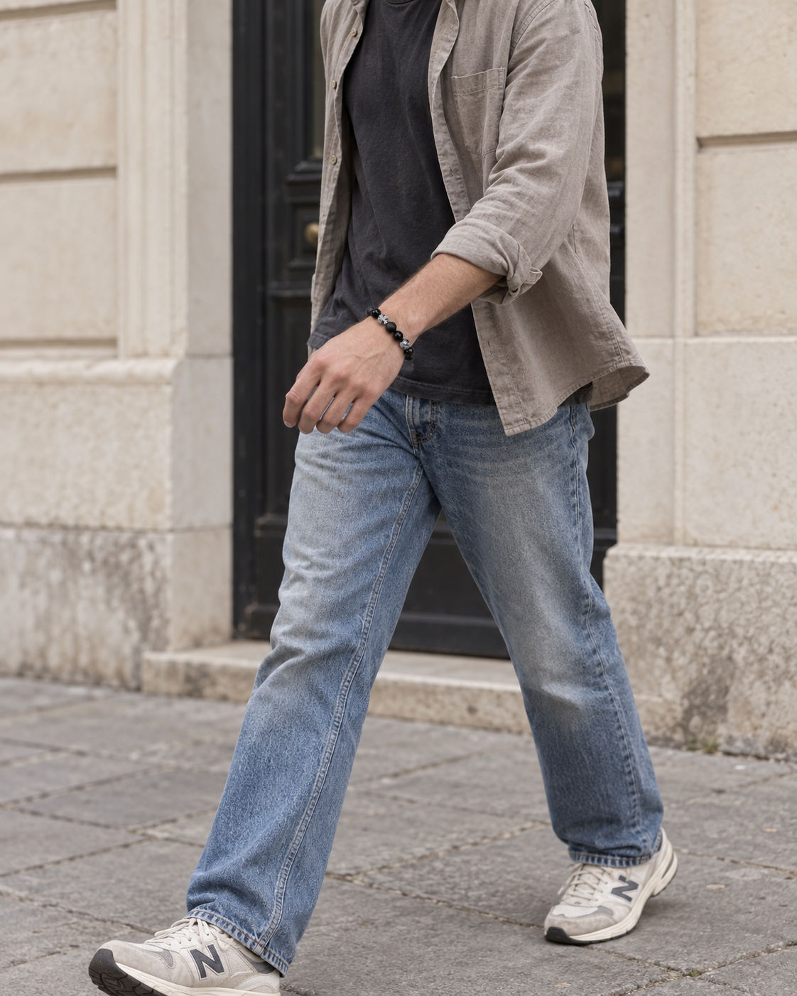 Quiet Resolve — Snowflake Stone — An outfit in motion