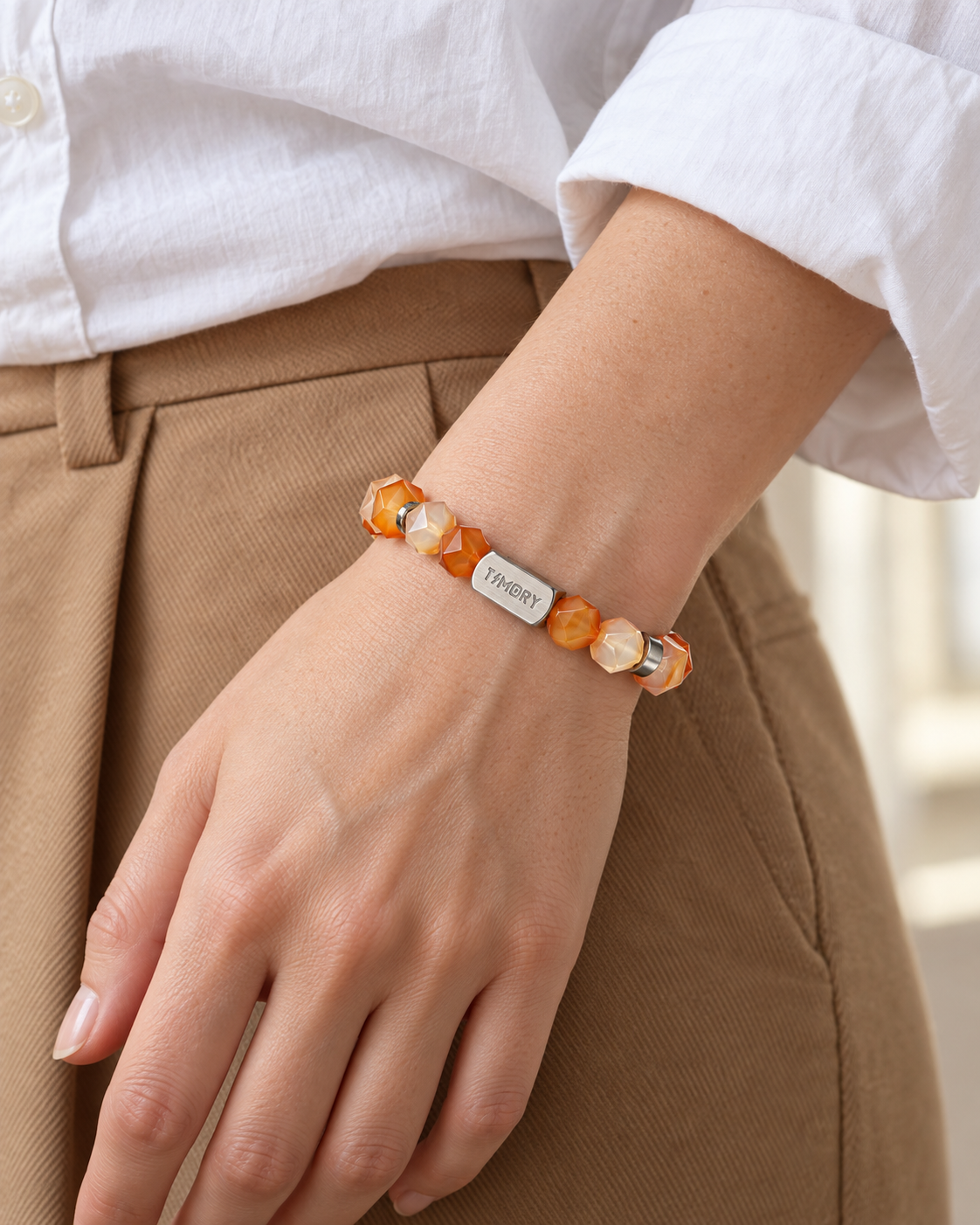 First Light — Warm Agate — On the body