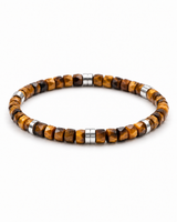 Faceted Tiger Eye bracelet back view