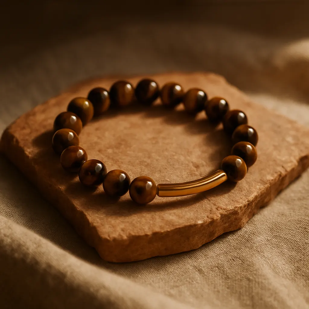Dark bracelet on a desk