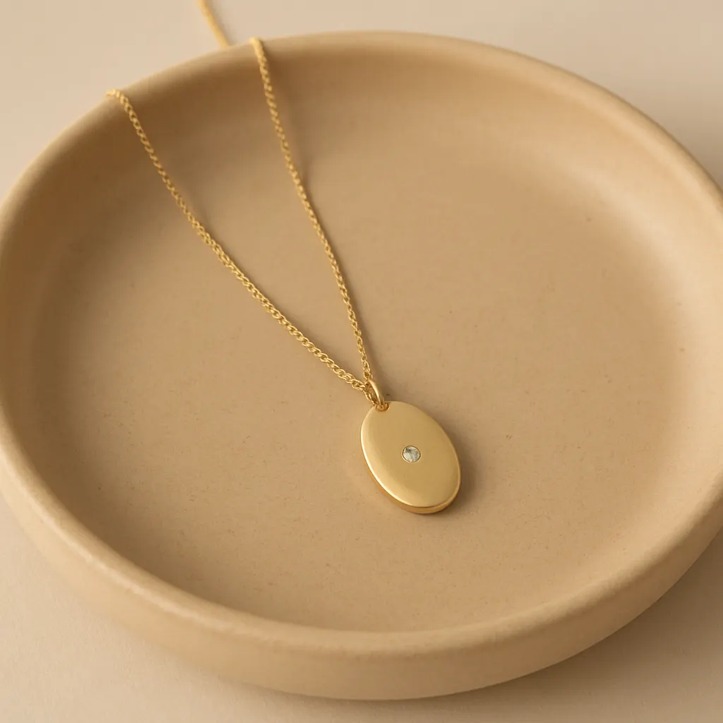Minimal Gold Pendant