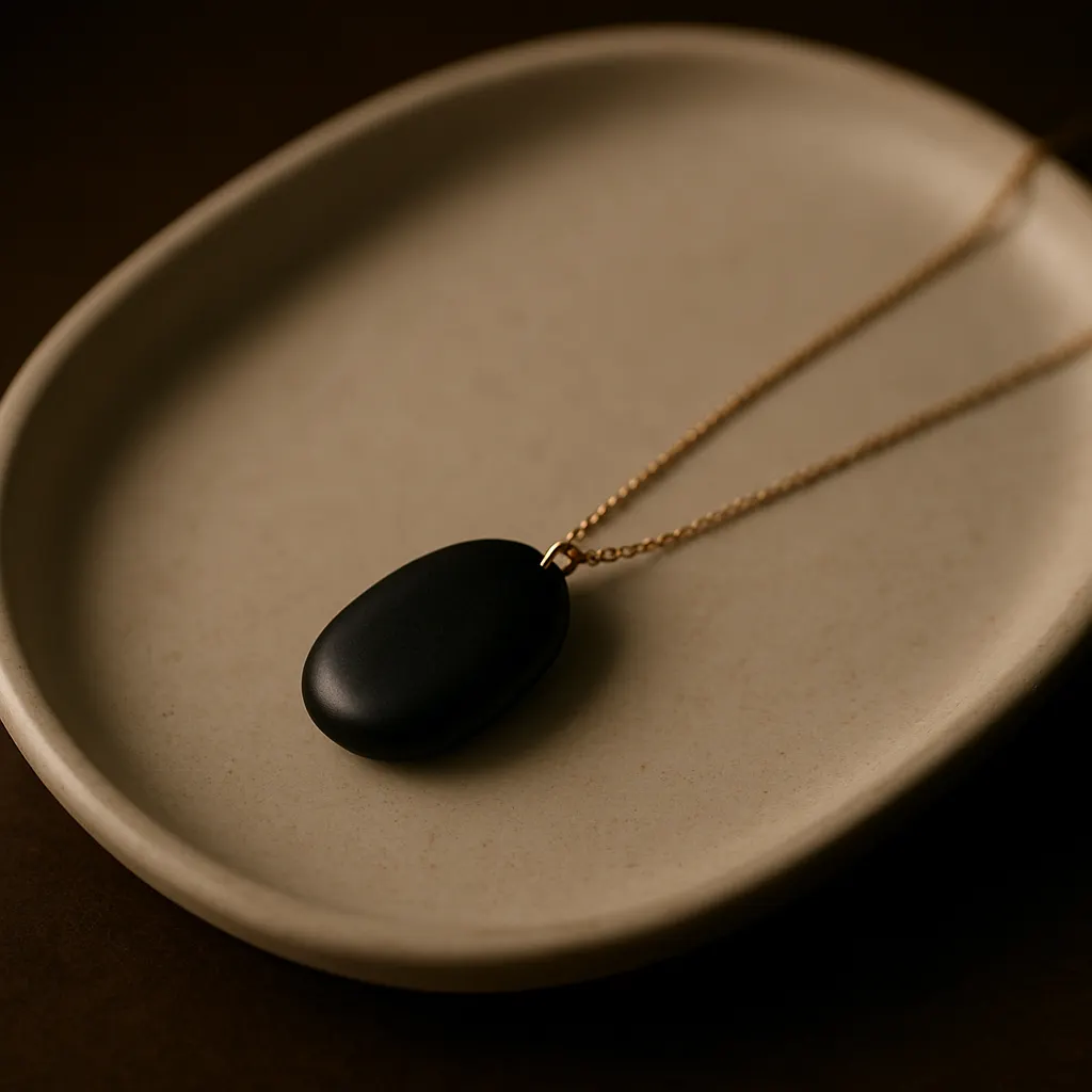 Necklaces in a NORAVYA editorial setting