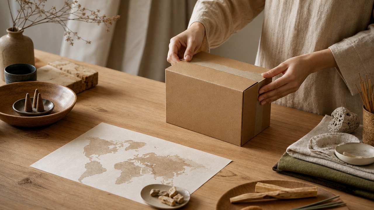 NORAVYA international delivery and tracking preparation